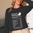 French Bulldog Facts Nutrition Frenchie Lover Unisex Long Sleeve T-Shirt