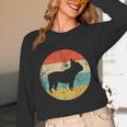 French Bulldog Retro Dog Unisex Long Sleeve T-Shirt