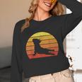 Retro Vintage French Bulldog Shirt Yoga French Bulldog Unisex Long Sleeve T-Shirt