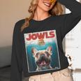 Tan Frenchie Jowls Fawn French Bulldog Mom Top Dad Unisex Long Sleeve T-Shirt
