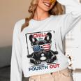 Chill The Fourth Out 4th Of July Cute French Bulldog Unisex Long Sleeve T-Shirt