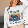 Vintage Frenchie Dad French Bulldog Unisex Long Sleeve T-Shirt
