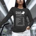 French Bulldog Facts Nutrition Frenchie Lover Unisex Long Sleeve T-Shirt