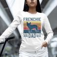 Vintage Frenchie Dad French Bulldog Unisex Long Sleeve T-Shirt