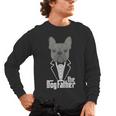 The Dogfather French Bulldog Dad Frenchie Papa T-Shirt Men's Long Sleeve T-Shirt