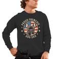 For French Bulldog Lovers Men Proud Frenchie Dog Dad Men's Long Sleeve T-Shirt