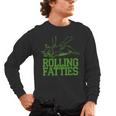 French Bulldog Rolling Fatties Dog Lover Puppy Owner Men's Long Sleeve T-Shirt