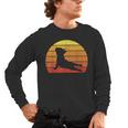 Retro Vintage French Bulldog Shirt Yoga French Bulldog Men's Long Sleeve T-Shirt