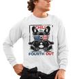 Chill The Fourth Out 4th Of July Cute French Bulldog Men's Long Sleeve T-Shirt