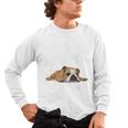 English Bulldog Apparel Bulldog Mom Life Is Ruff Men's Long Sleeve T-Shirt