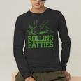French Bulldog Rolling Fatties Dog Lover Puppy Owner Men's Long Sleeve T-Shirt