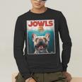 Tan Frenchie Jowls Fawn French Bulldog Mom Top Dad Men's Long Sleeve T-Shirt