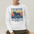 Vintage Frenchie Dad French Bulldog Men's Long Sleeve T-Shirt