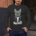 The Dogfather French Bulldog Dad Frenchie Papa T-Shirt Men's Long Sleeve T-Shirt
