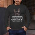 Every Snack You Make French Bulldog Mom And Frenchie Dad Men's Long Sleeve T-Shirt