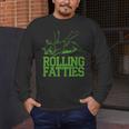 French Bulldog Rolling Fatties Dog Lover Puppy Owner Men's Long Sleeve T-Shirt