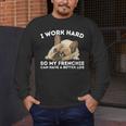 Frenchie Better Life French Bulldog Dog Lover Men's Long Sleeve T-Shirt