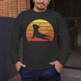 Retro Vintage French Bulldog Shirt Yoga French Bulldog Men's Long Sleeve T-Shirt