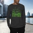 French Bulldog Rolling Fatties Dog Lover Puppy Owner Men's Long Sleeve T-Shirt