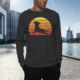 Retro Vintage French Bulldog Shirt Yoga French Bulldog Men's Long Sleeve T-Shirt