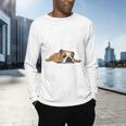 English Bulldog Apparel Bulldog Mom Life Is Ruff Men's Long Sleeve T-Shirt
