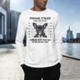 Personal Stalker French Bulldog Men's Long Sleeve T-Shirt