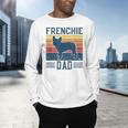 Vintage Frenchie Dad French Bulldog Men's Long Sleeve T-Shirt