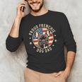For French Bulldog Lovers Men Proud Frenchie Dog Dad Men's Long Sleeve T-Shirt