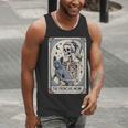 Frenchie Dog Mom Tarot Card French Bulldog Skeleton Mom Men Tank Top