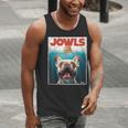 Tan Frenchie Jowls Fawn French Bulldog Mom Top Dad Men Tank Top