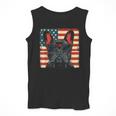 French Bulldog Dog Motif USA Patriot 4th Of July Men Tank Top