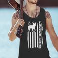 French Bulldog American Flag Frenchie Dog Men Tank Top