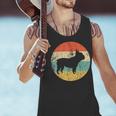 French Bulldog Retro Dog Men Tank Top