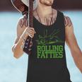 French Bulldog Rolling Fatties Dog Lover Puppy Owner Men Tank Top