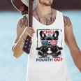 Chill The Fourth Out 4th Of July Cute French Bulldog Men Tank Top
