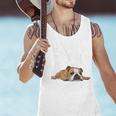 English Bulldog Apparel Bulldog Mom Life Is Ruff Men Tank Top