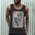 Frenchie Dog Mom Tarot Card French Bulldog Skeleton Mom Men Tank Top