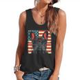 French Bulldog Dog Motif USA Patriot 4th Of July Flowy Tank