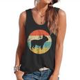 French Bulldog Retro Dog Flowy Tank