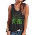 French Bulldog Rolling Fatties Dog Lover Puppy Owner Flowy Tank