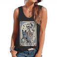 Frenchie Dog Mom Tarot Card French Bulldog Skeleton Mom Flowy Tank