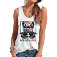 Chill The Fourth Out 4th Of July Cute French Bulldog Flowy Tank