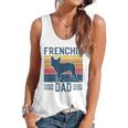 Vintage Frenchie Dad French Bulldog Flowy Tank