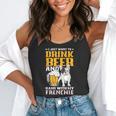 Drink Beer & Hang With My Frenchie French Bulldog Dad Flowy Tank