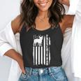 French Bulldog American Flag Frenchie Dog Flowy Tank