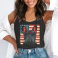 French Bulldog Dog Motif USA Patriot 4th Of July Flowy Tank