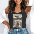French Bulldog And UFO UFO And French Bulldog Selfie Flowy Tank