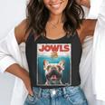 Tan Frenchie Jowls Fawn French Bulldog Mom Top Dad Flowy Tank