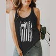 French Bulldog American Flag Frenchie Dog Flowy Tank
