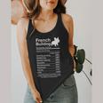 French Bulldog Facts Nutrition Frenchie Lover Flowy Tank